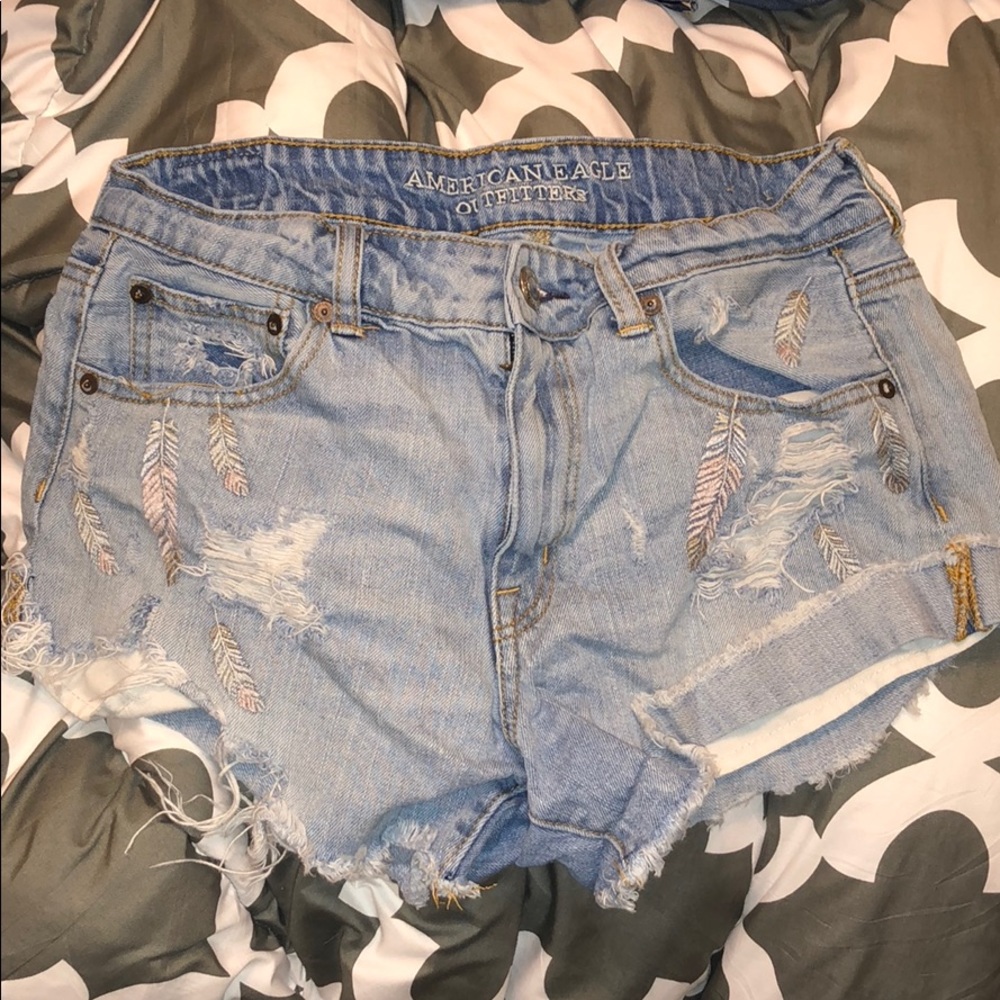 AE high waisted festival shorts! 💕